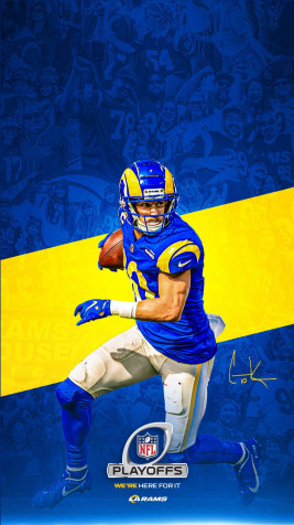 Los Angeles Rams iPhone Background Image 1080x1920px