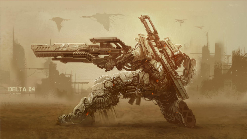 Mech Full HD 1080p Wallpaper 1920x1080px