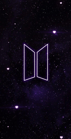 Bts Logo Android Wallpaper Image 1080x2115px