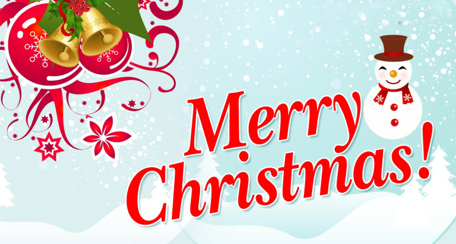 Merry Christmas Background Image 1600x858px