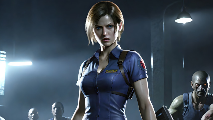 Jill Valentine Full HD 1080p Wallpaper 1920x1080px