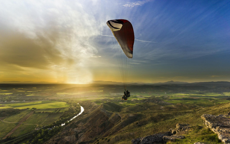 Paragliding Laptop Wallpaper 2560x1600px