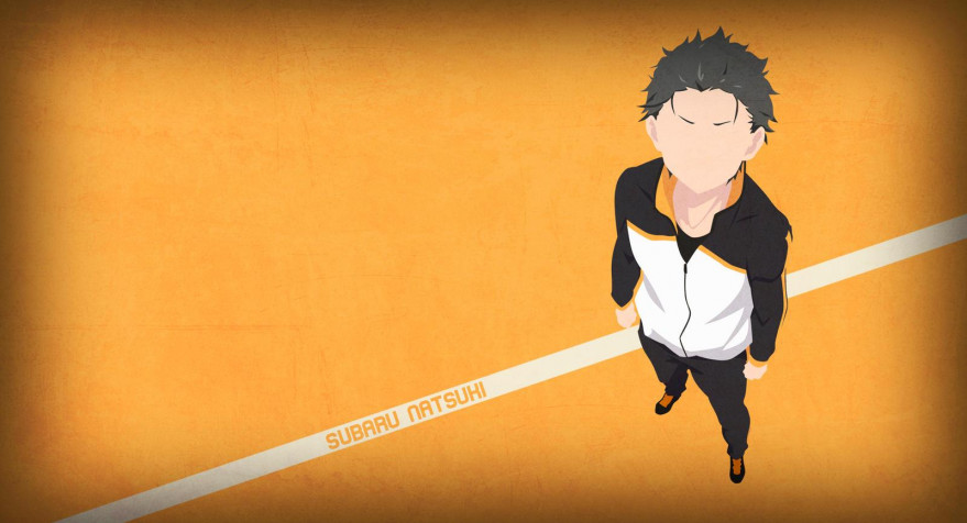 Re Zero Laptop Background 1600x867px