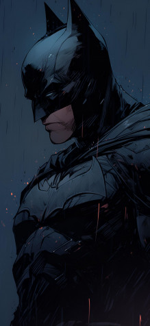 Batman Comic Cartoon Phone Wallpaper 1463x3171px