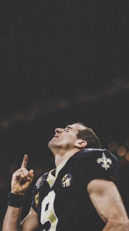 Drew Brees iPhone Wallpaper Image 1115x1982px