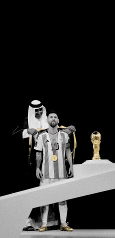 Messi Fifa World Cup Phone Background 1440x2978px