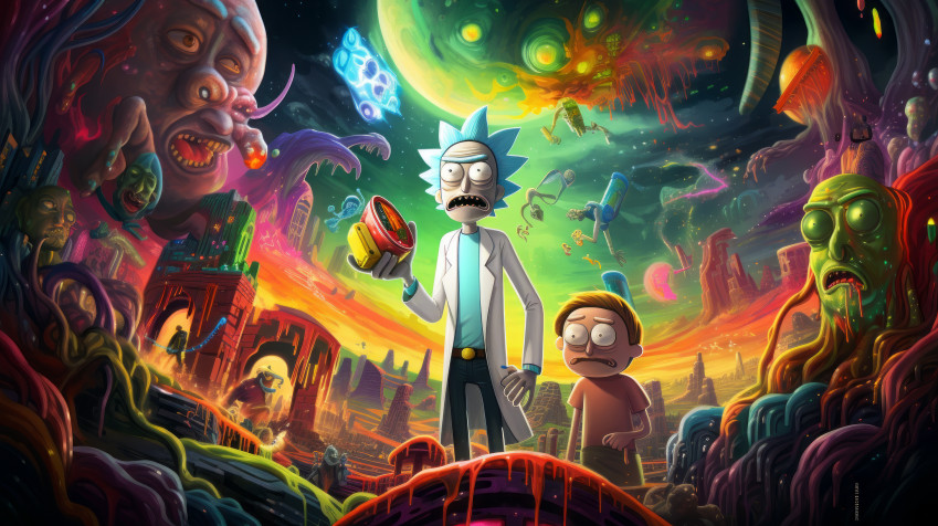 Rick And Morty Season 5 Desktop HD Wallpaper 2912x1632px