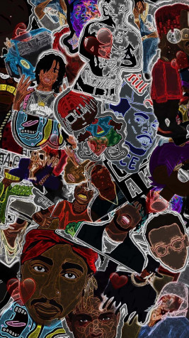 Rappers Android Wallpaper 850x1511px