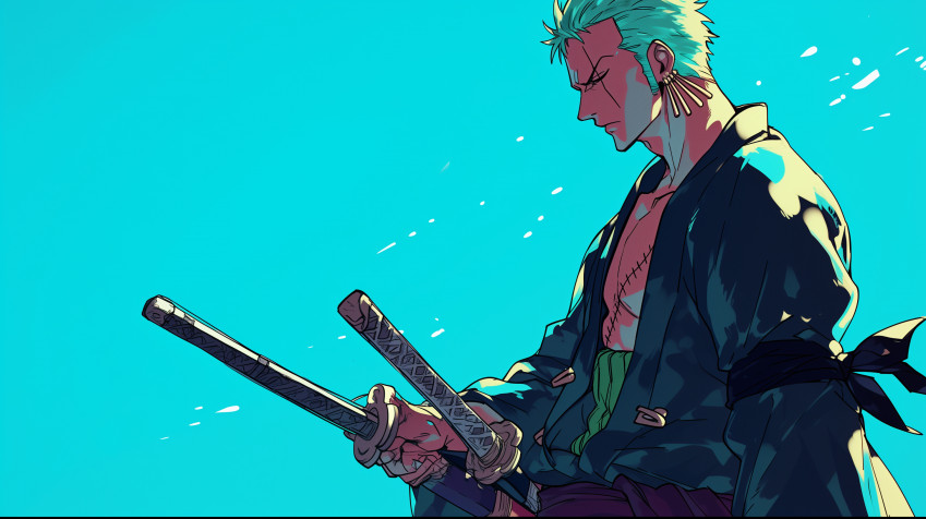 Zoro Desktop Wallpaper 2912x1632px