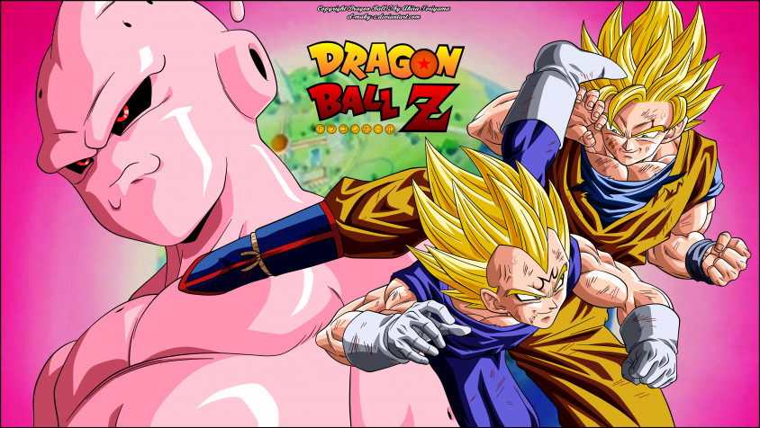 Majin Buu HD Background 5616x3166px