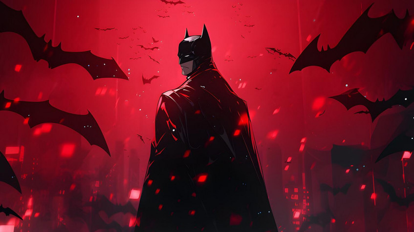 Batman Comic Cartoon Desktop HD Wallpaper 1536x864px