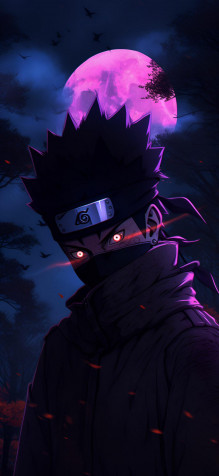 Kakashi Hatake Phone Background 1181x2560px