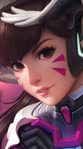 Dva Overwatch iPhone Background Image 1080x1920px