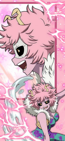 Mina Ashido iPhone Wallpaper 1896x4096px