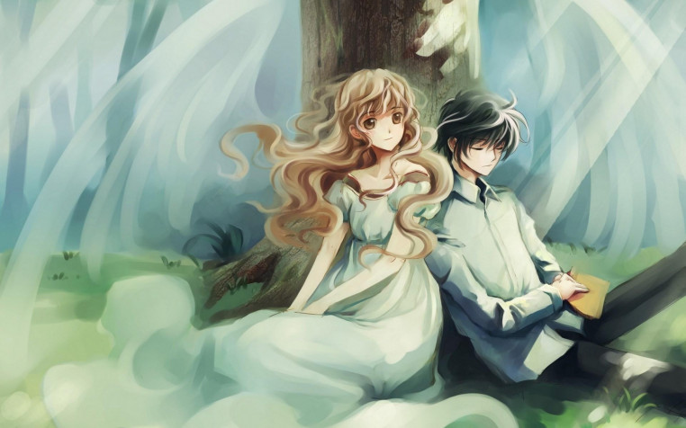 Anime Love Widescreen HD Wallpaper 1920x1200px