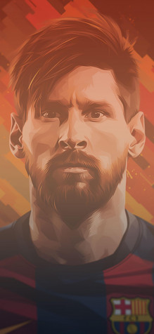 Cute Lionel Messi Wallpaper for Mobile 1463x3171px