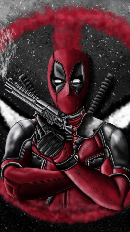 Deadpool Phone Background 1080x1920px