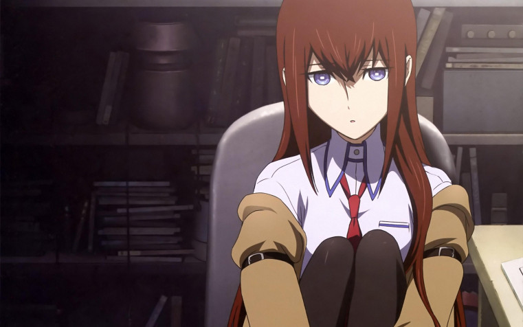 Kurisu Makise Desktop HD Background 2880x1801px