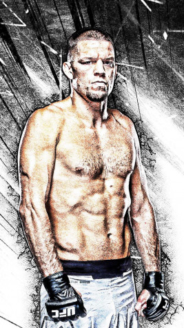 Nate Diaz Phone Background Image 1080x1920px