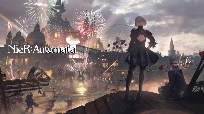 Nier Automata Full HD 1080p Wallpaper 1920x1080px