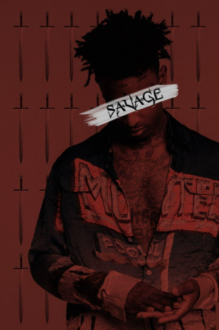 21 Savage iPhone Background 1365x2048px