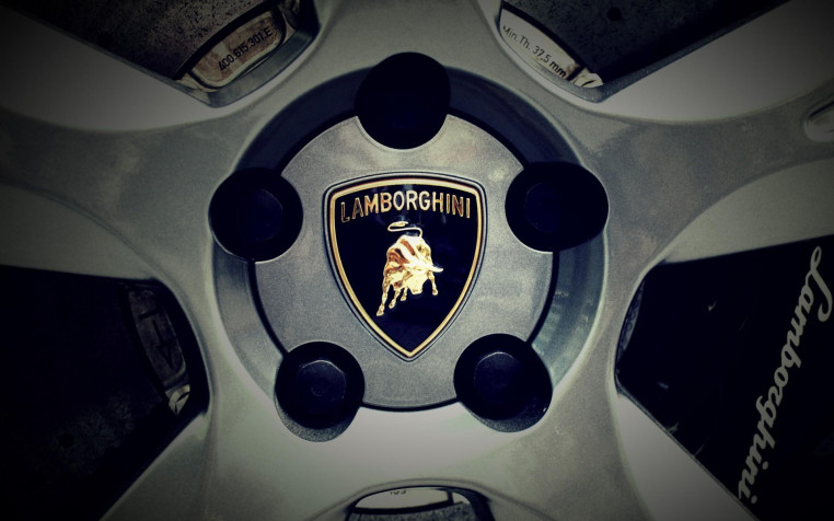 Lamborghini Logo Widescreen HD Wallpaper 1920x1200px