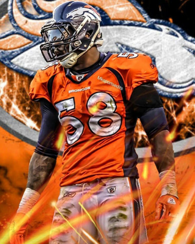 Von Miller Wallpaper 1080x1350px