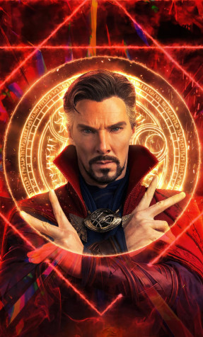 Aesthetic Dr Strange iPhone Wallpaper Image 1280x2120px