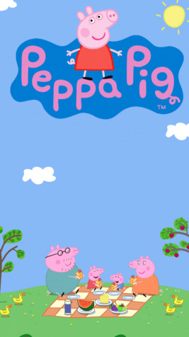 Peppa Pig Phone Background 1080x1920px