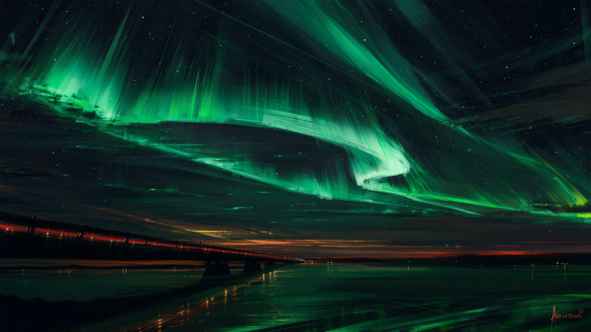 Aurora Northern Lights 4k UHD Wallpaper 3840x2160px