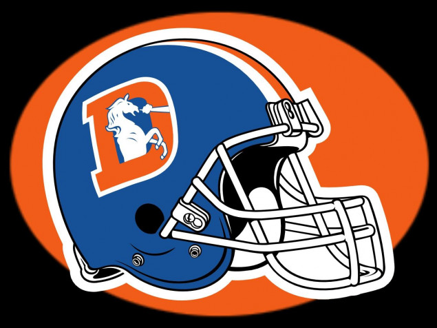 Denver Broncos Logo MacBook Background 1365x1024px