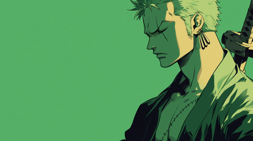 Zoro Laptop Background 2912x1632px