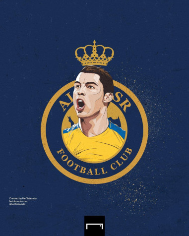 Cristiano Ronaldo Al Nassr Wallpaper for iPhone 1080x1350px