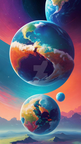 Earth Mobile Background 1280x2260px