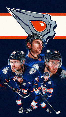 Edmonton Oilers Phone Background Image 983x1747px