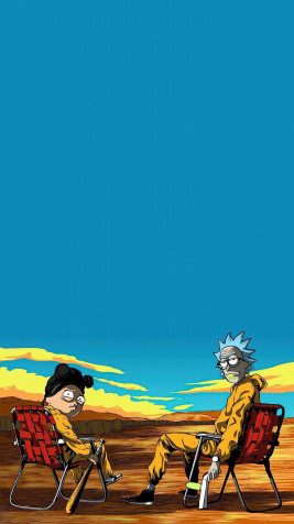 Morty Phone Background Image 1440x2560px