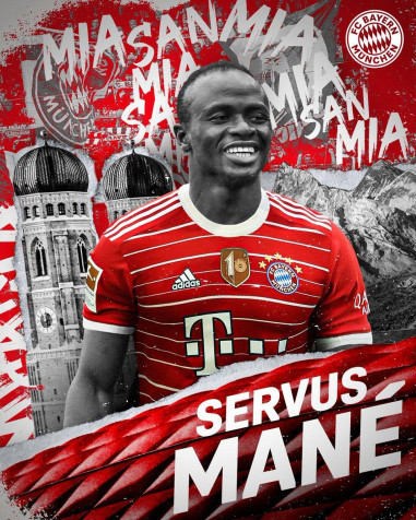 Sadio Mane Bayern Phone Background 960x1200px