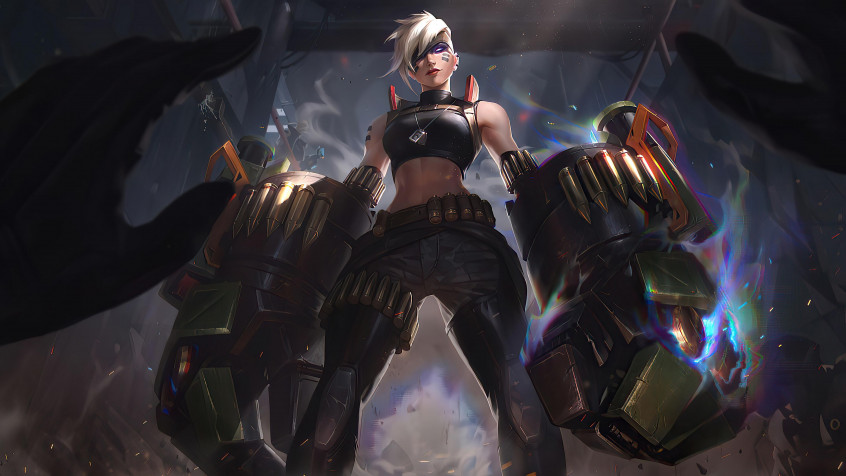 Vi League Of Legends 4k UHD Wallpaper 3840x2160px