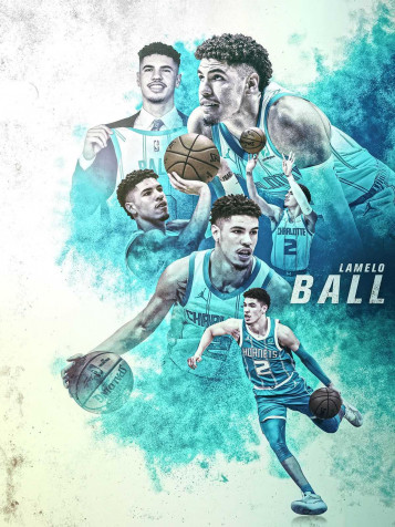 Lamelo Ball iPhone Background 1200x1600px