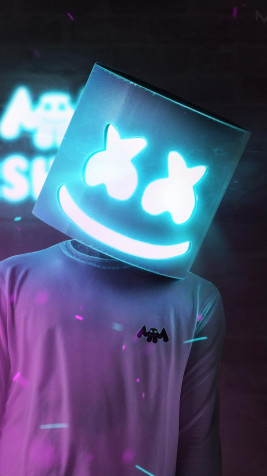 Marshmello iPhone Background Image 1080x1920px