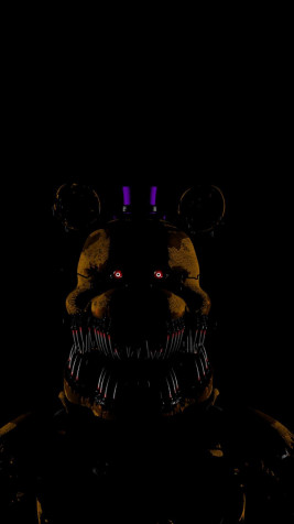 Nightmare Bonnie iPhone Background Image 800x1423px