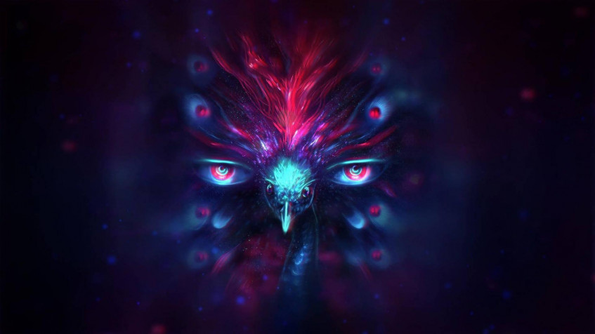 Trippy Dark Aesthetic Full HD 1080p Wallpaper 1920x1080px