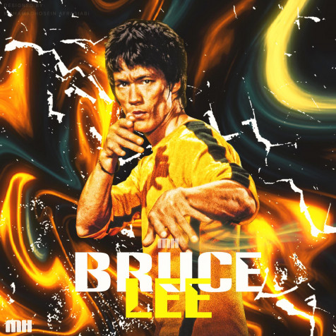 Bruce Lee Mobile Background 1920x1920px