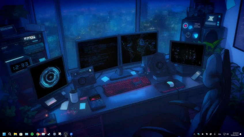 Hacker Room Full HD 1080p Wallpaper 1920x1080px