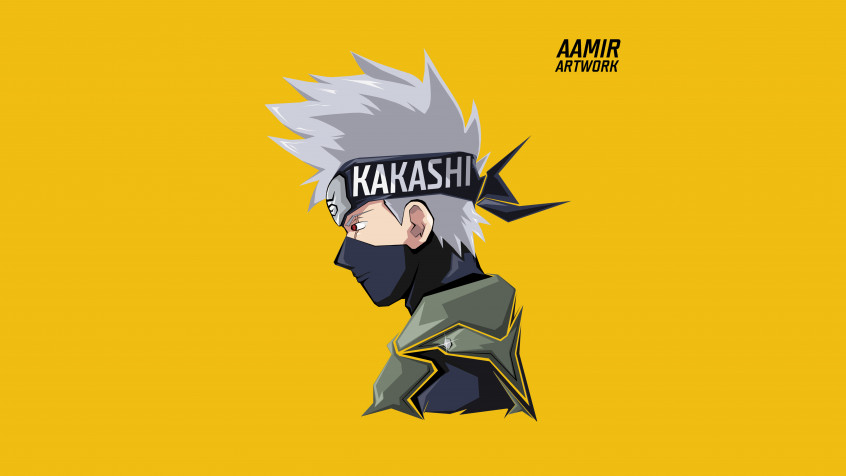 Kakashi Laptop Wallpaper 7680x4320px