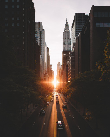 Manhattanhenge Android Wallpaper Image 3580x4475px