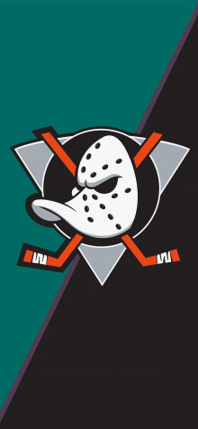 Anaheim Ducks iPhone 14 Plus Wallpaper 1284x2778px