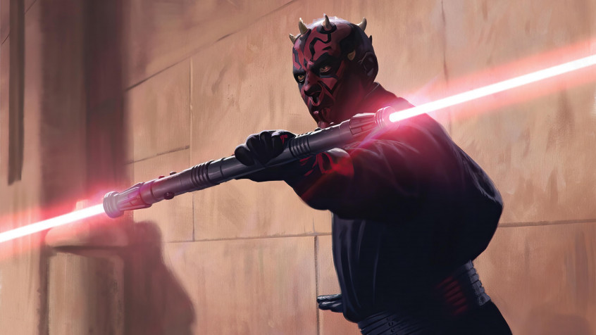 Darth Maul 4k UHD Wallpaper 3840x2160px