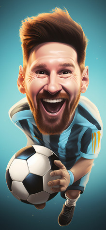 Messi Phone Background 1181x2560px