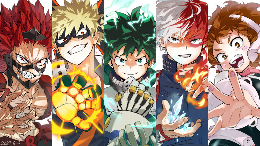 My Hero Academia Hd Background Image 3541x1992px